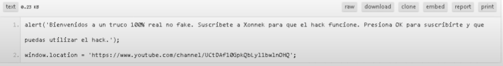 Javascript alert